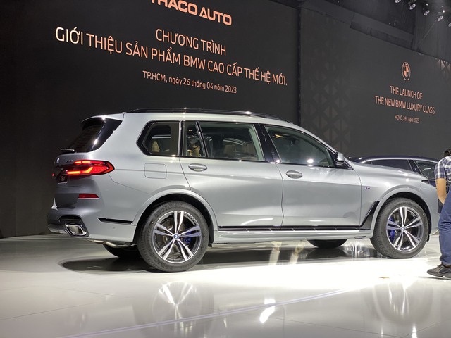 Kích thước BMW X7 2023 lớn nhất so với các mẫu xe SUV của hãng xe Đức